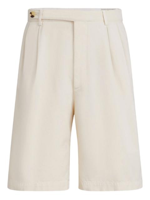 Brunello Cucinelli pleats tabbed-waistband shorts