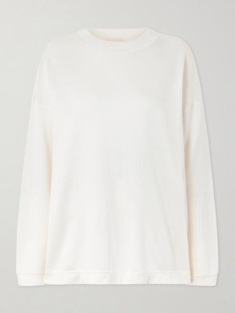 KHAITE Dylan Silk Sweatshirt