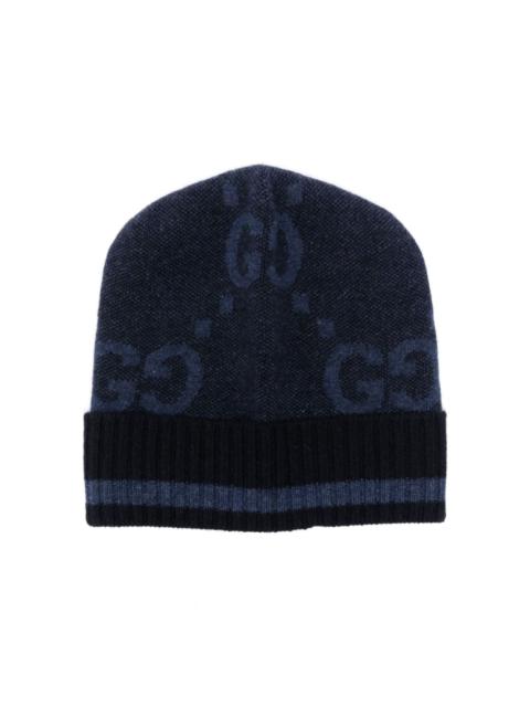 GUCCI GG cashmere beanie hat