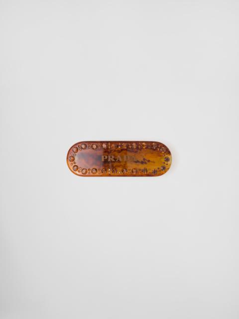 Prada Plex Hair Clip