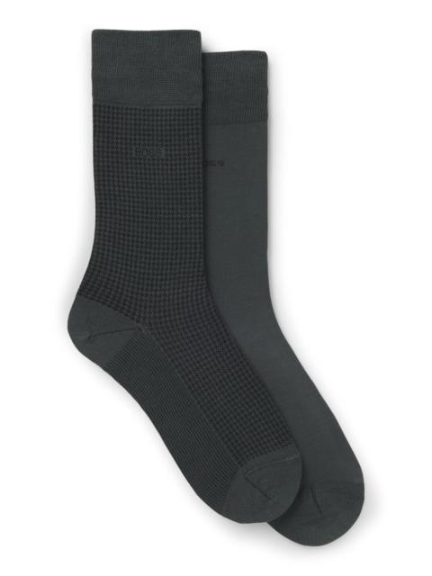 BOSS TWO-PACK OF SOCKS IN A COTTON BLEND