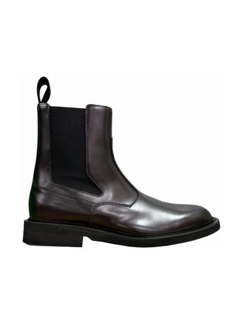 Bottega Veneta Bottega Veneta Leather Chelsea Boot Dark Brown
