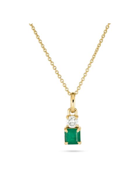 STONE AND STRAND Emerald Luxe Diamond Necklace