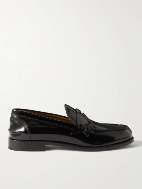 Patent-Leather Penny Loafers