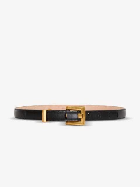 Balmain Anthem Belt 2Cm-Calfskin
