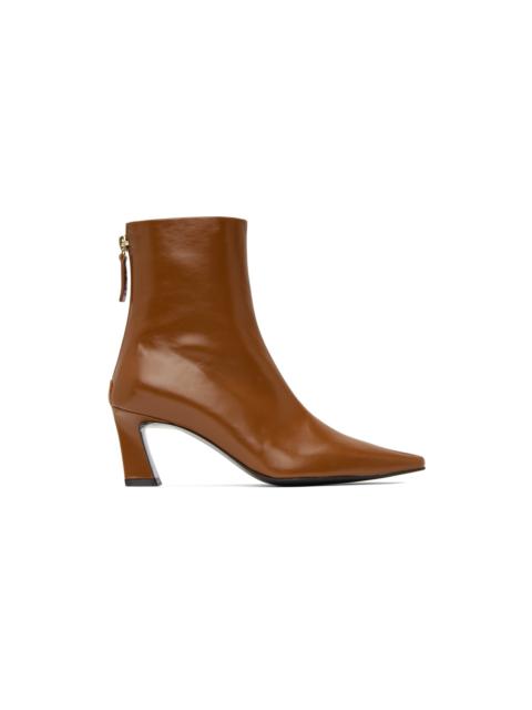 REIKE NEN Brown Slim Lined Ankle Boots