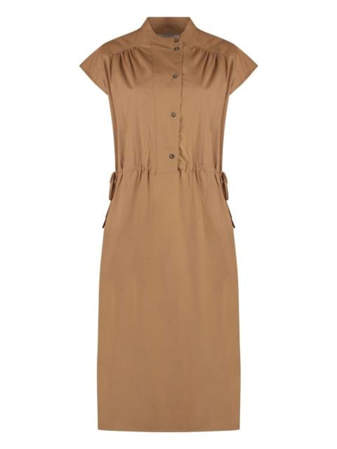 Yves Salomon poplin shirt dress