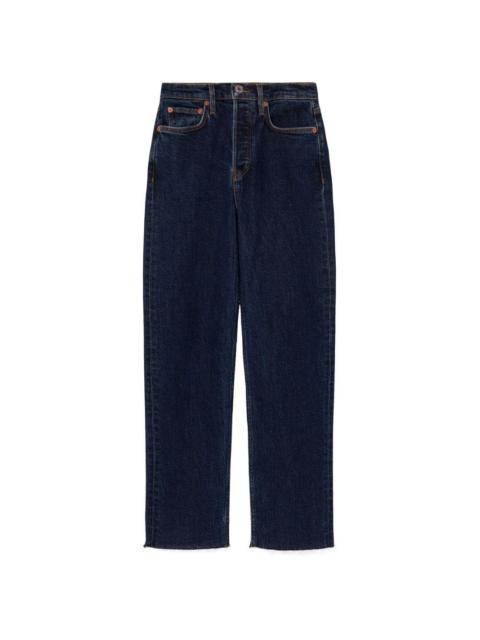RE/DONE '70s Stove Pipe mid-rise jeans