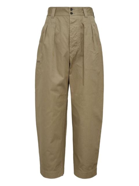 Comme des Garçons Homme pleated cotton trousers