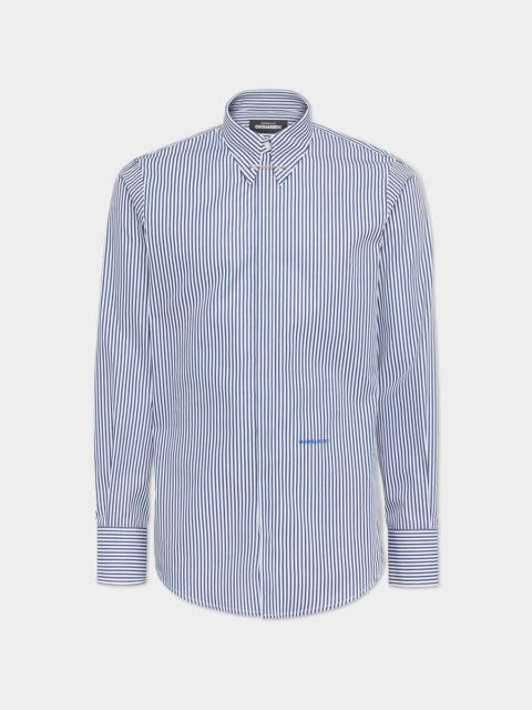 DSQUARED2 EASY SLIM PIN COLLAR SHIRT