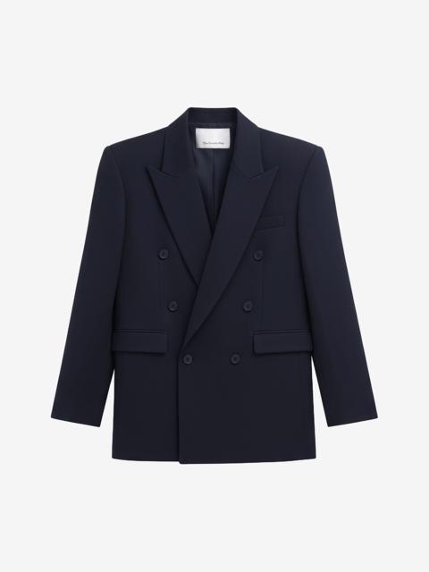 The Frankie Shop Monterey Structured Blazer - Dark Navy