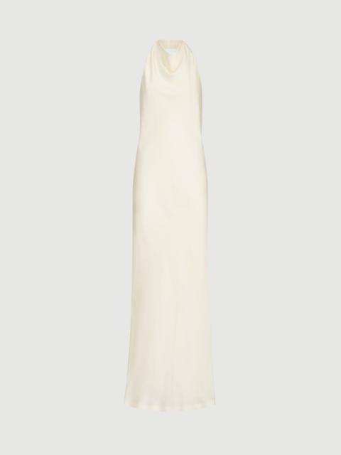 Brunello Cucinelli Silk satin halterneck dress