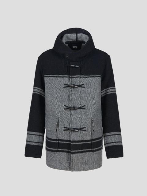 C.P. Company C.P. Duffel Jacquard Striped Coat