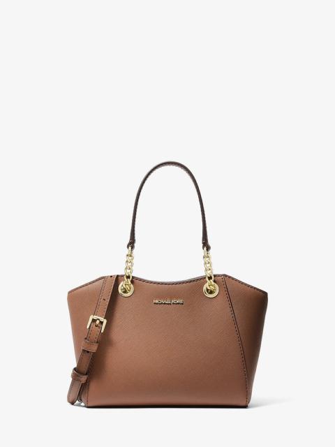 MICHAEL KORS Jet Set Travel Small Saffiano Leather Tote Bag