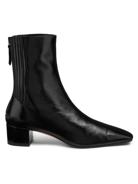 AQUAZZURA Women's Saint Honoré 35MM Leather Booties - Black