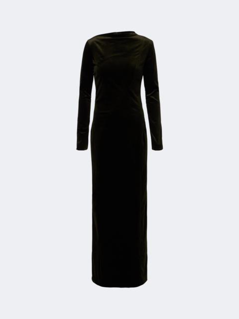 Jil Sander Cotton velvet gown