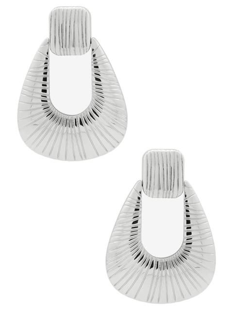 RONNY KOBO Striated Door Knocker Earring