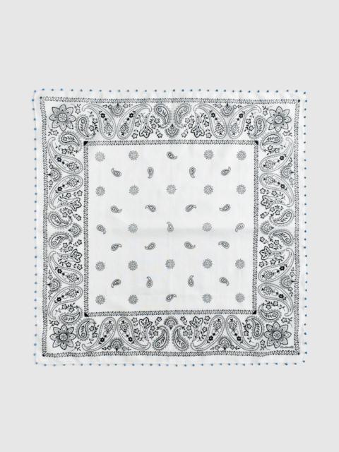 Madewell Beaded Bandana in Cotton Blend