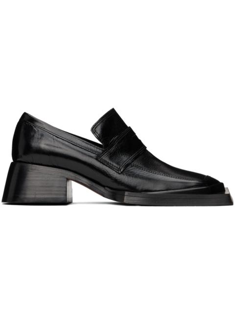 MIISTA Black Eiko Loafers