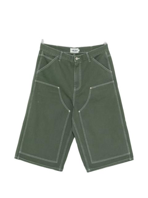 AWAKE NY contrast-stitching bermuda short
