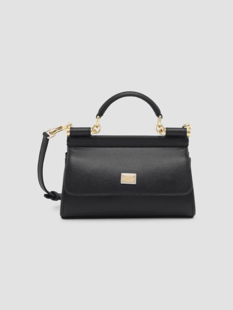 Dolce & Gabbana Women's Small Sicily Leather Handbag - Black