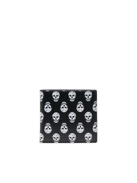 Alexander McQueen skull-pattern print wallet