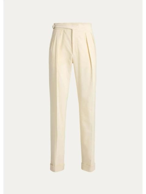 Ralph Lauren Men's Corduroy Pleated Trousers