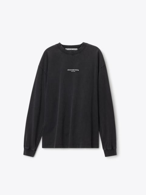 Alexander Wang logo print tee