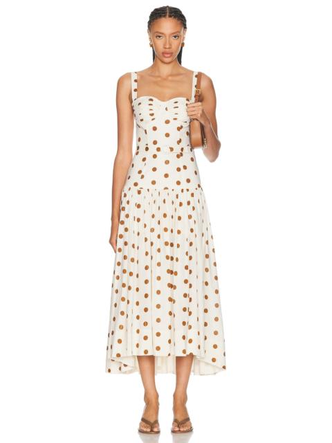 NICHOLAS Drenica Bustier Drop Waist Dress