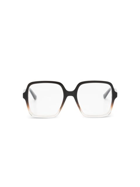 Alexander McQueen square-frame glasses