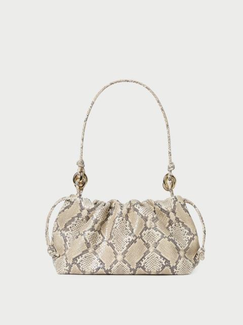 LOEFFLER RANDALL Kiri Snake Leather Shoulder Bag