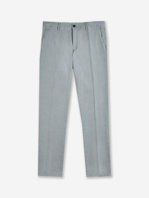 SLOWEAR Slim-fit cotton twill trousers