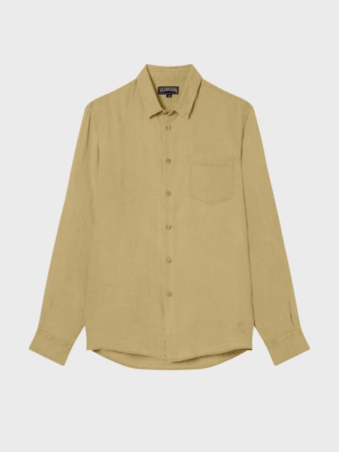 Vilebrequin MEN LINEN SHIRT NATURAL COLORS