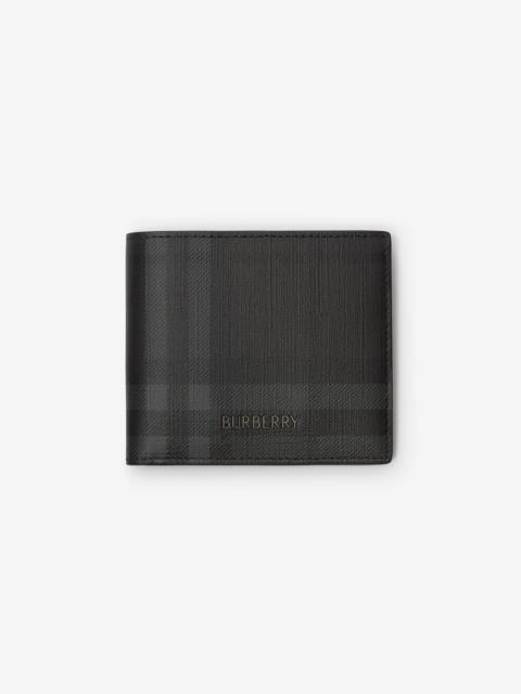 Burberry City Check Bifold Coin Wallet
