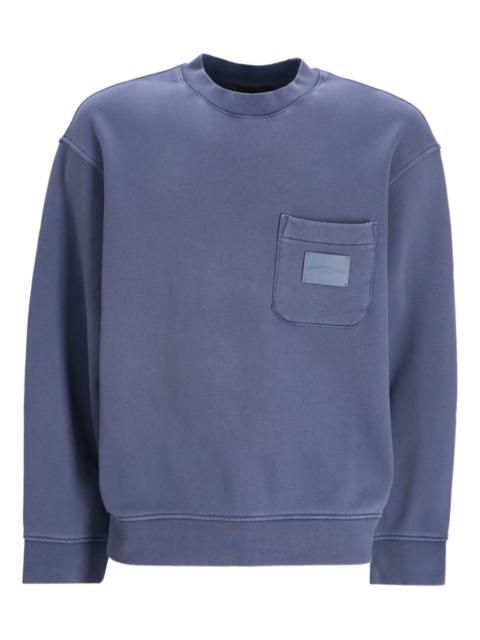 EMPORIO ARMANI patch-pocket cotton sweatshirt