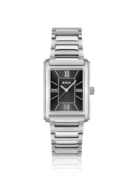 BOSS BLACK-DIAL WATCH WITH GOLD-EFFECT BRACELET