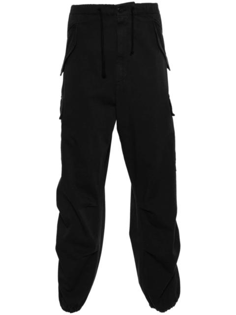 zipped-ankles cargo trousers