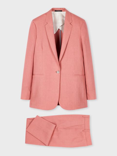 Paul Smith Women's Pink Linen Suit