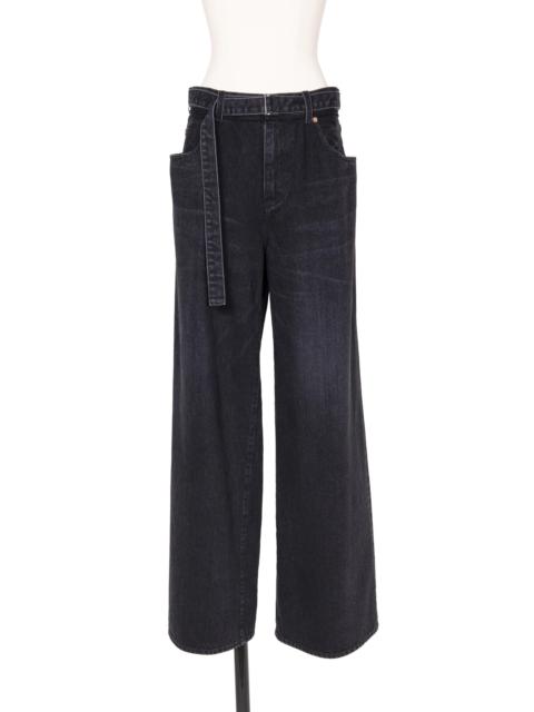 sacai Wide Denim Pants