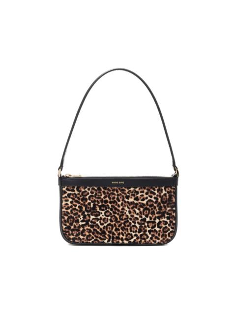 ANINE BING mini Elly leopard-print shoulder bag