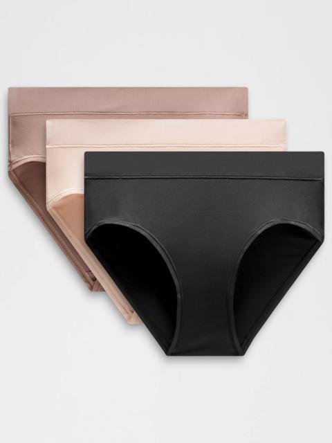 lululemon UnderEase High-Rise Bikini Underwear *3 Pack