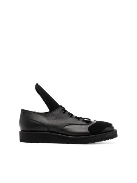 Yohji Yamamoto lace-up leather Derby shoes