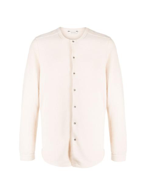 Holzweiler Henley-collar button-down shirt