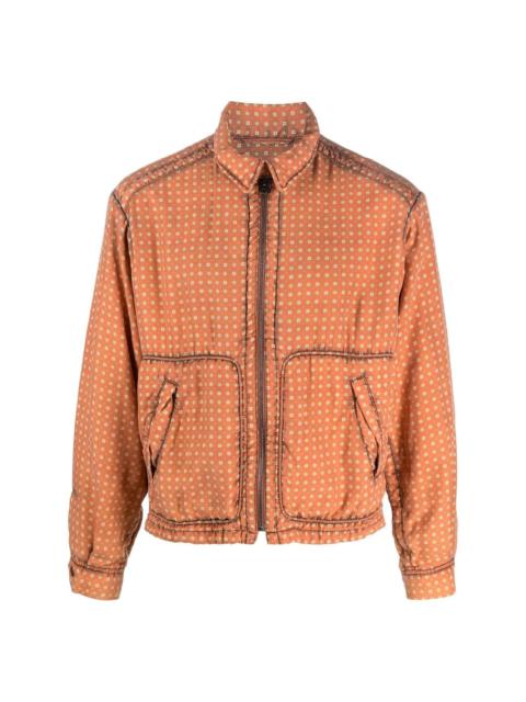 Maison Margiela zip-up shirt jacket