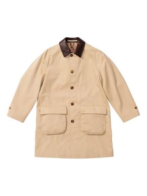 Supreme Supreme x Burberry Leather Collar Trench 'Beige Brown' SUP-SS22-158
