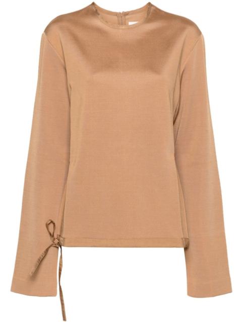 Jil Sander crew-neck long-sleeve top