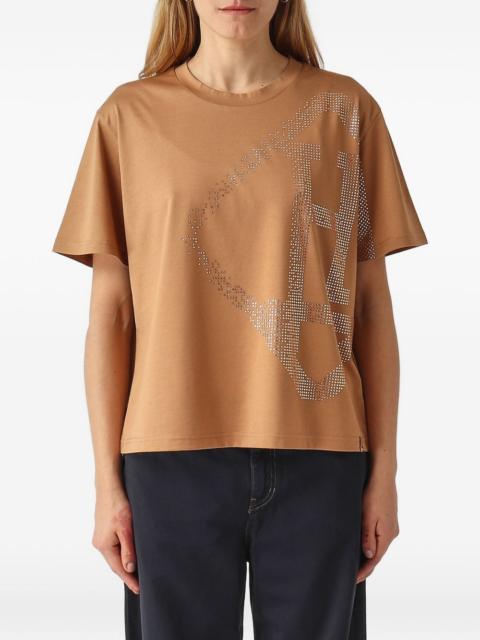 Herno rhinestone-embellished t-shirt