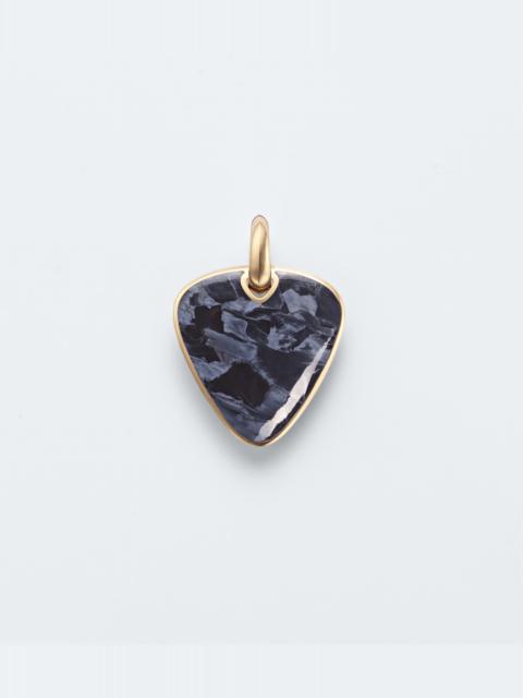 DAVID YURMAN Streamline® Pick 18kt gold pendant with pietersite