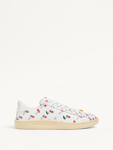 ROYCO SNEAKER IN NAPPA CALFSKIN WITH CHERRYFIC PATTERN