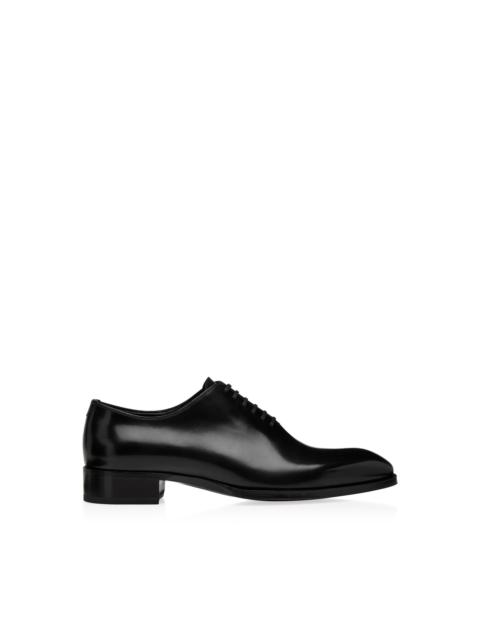 TOM FORD BURNISHED LEATHER ELKAN LACE UP